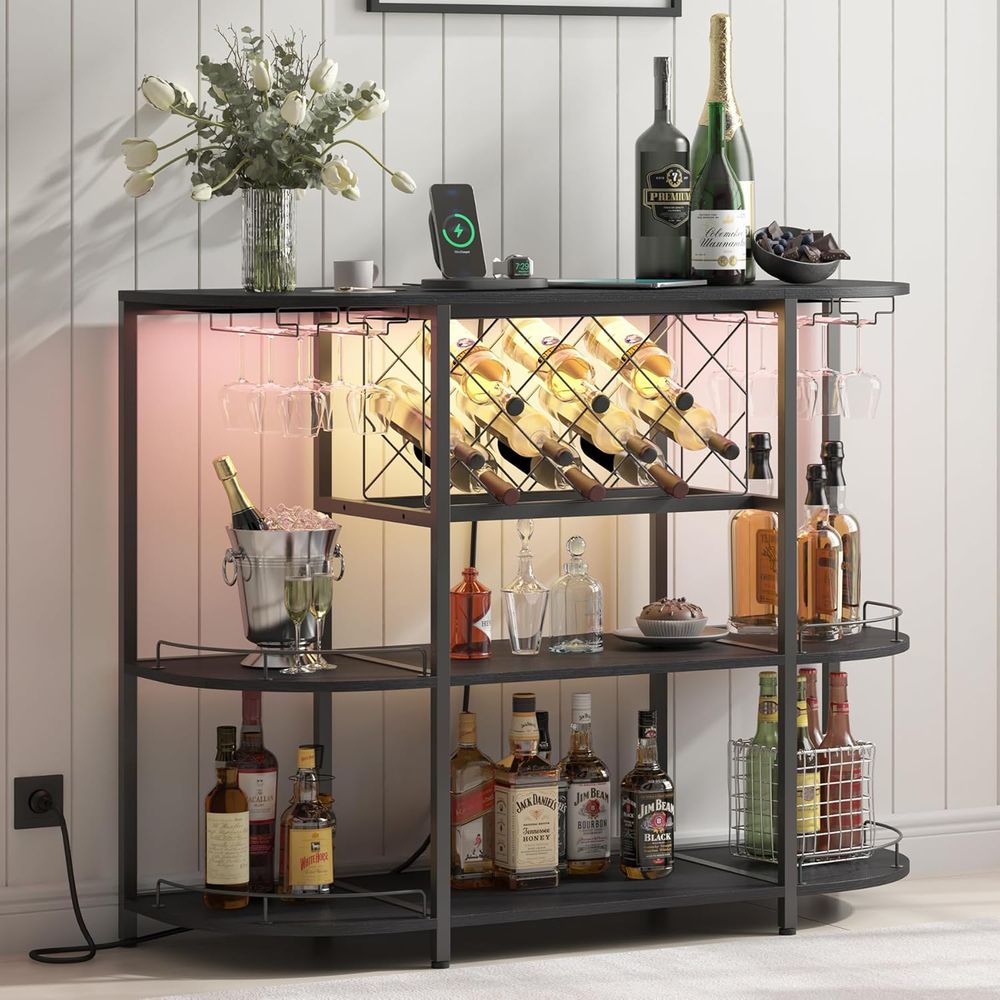 Wine & Beer Packages - Tavolino da Caffè Nero a 3