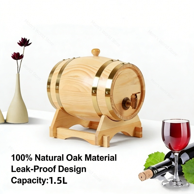 Wine Beer Rum - Botte in Legno di Quercia Vintage
