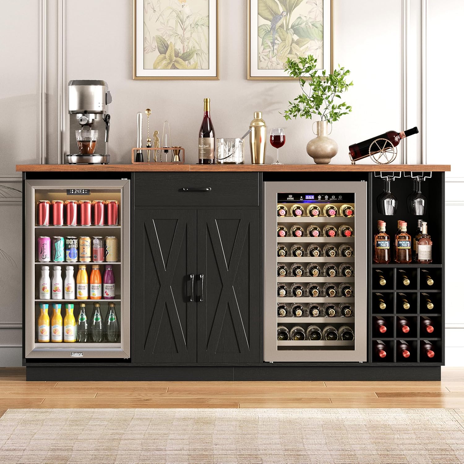 Wine Beer Liquor - Mobile Bar Grande da 200 cm