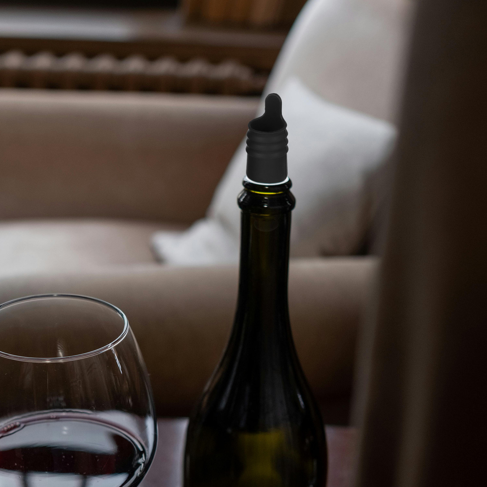Wine Beer Liquor - Set di 4 Tappi in Silicone