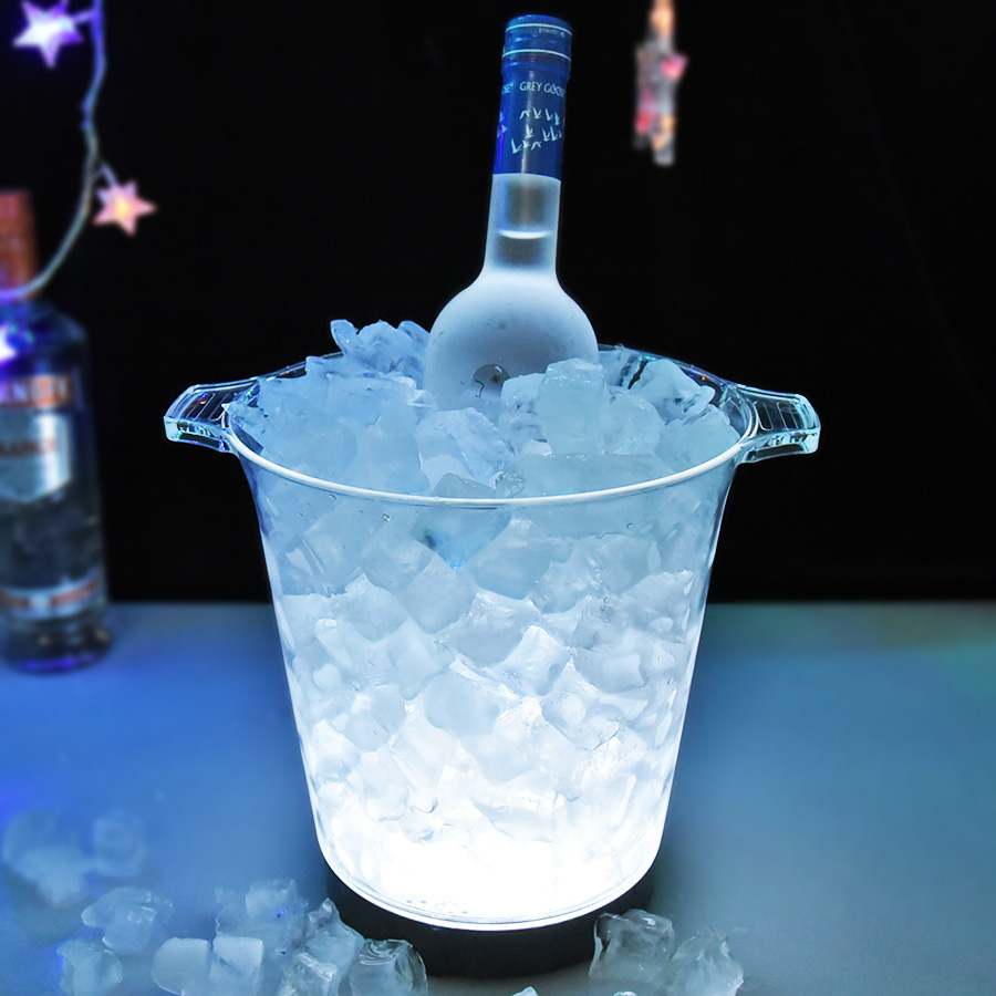 Wine Beer Rum - Secchiello refrigeratore per feste in plastica