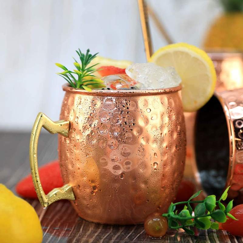 Wine Beer Coffee Drink - Tazza Mule in Acciaio Inossidabile con