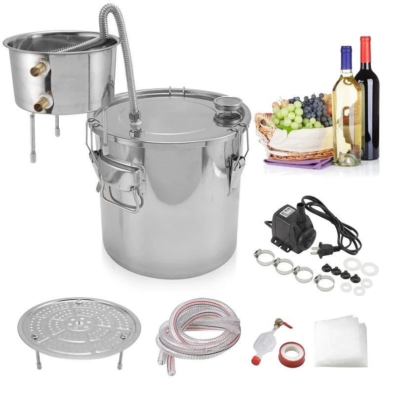 Beer Wine Kit - Distillatore per Alcol da 22L, Kit