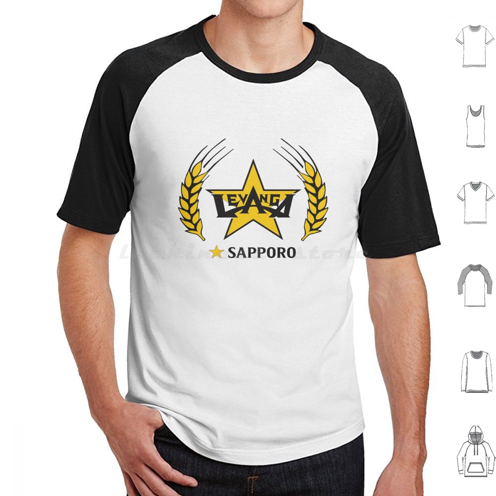 Wine Beer Rum - T-shirt Sapporo 6XL in cotone, maglietta