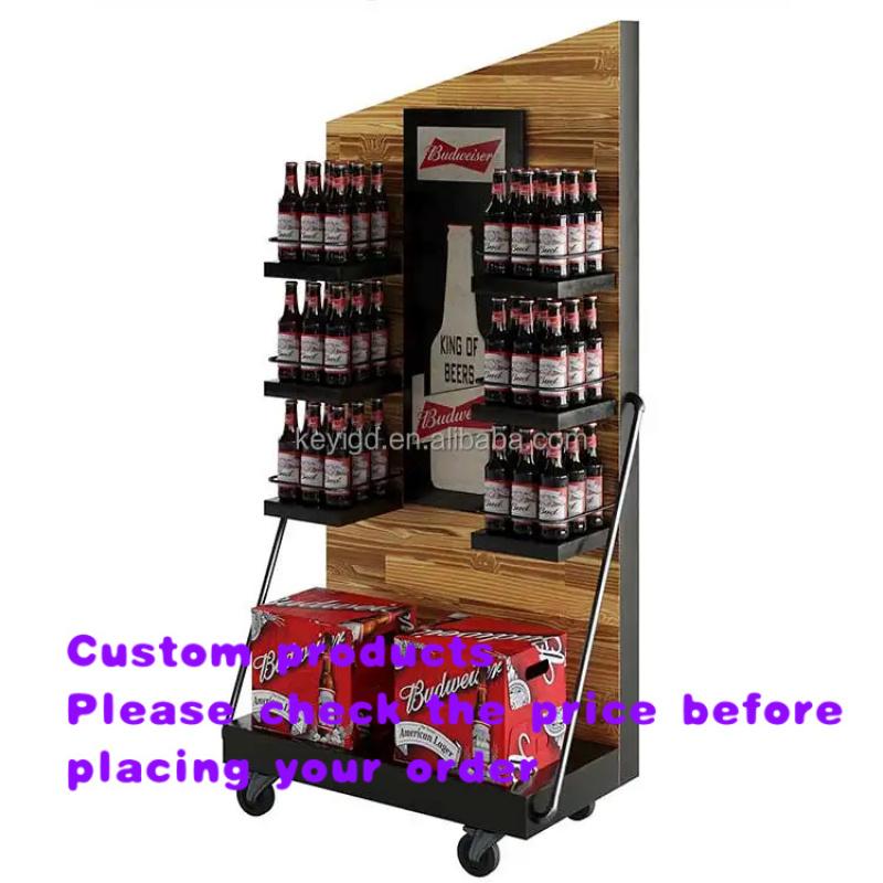 Wine Beer Supermarket - Espositore per Vini Personalizzato, Scaffale per