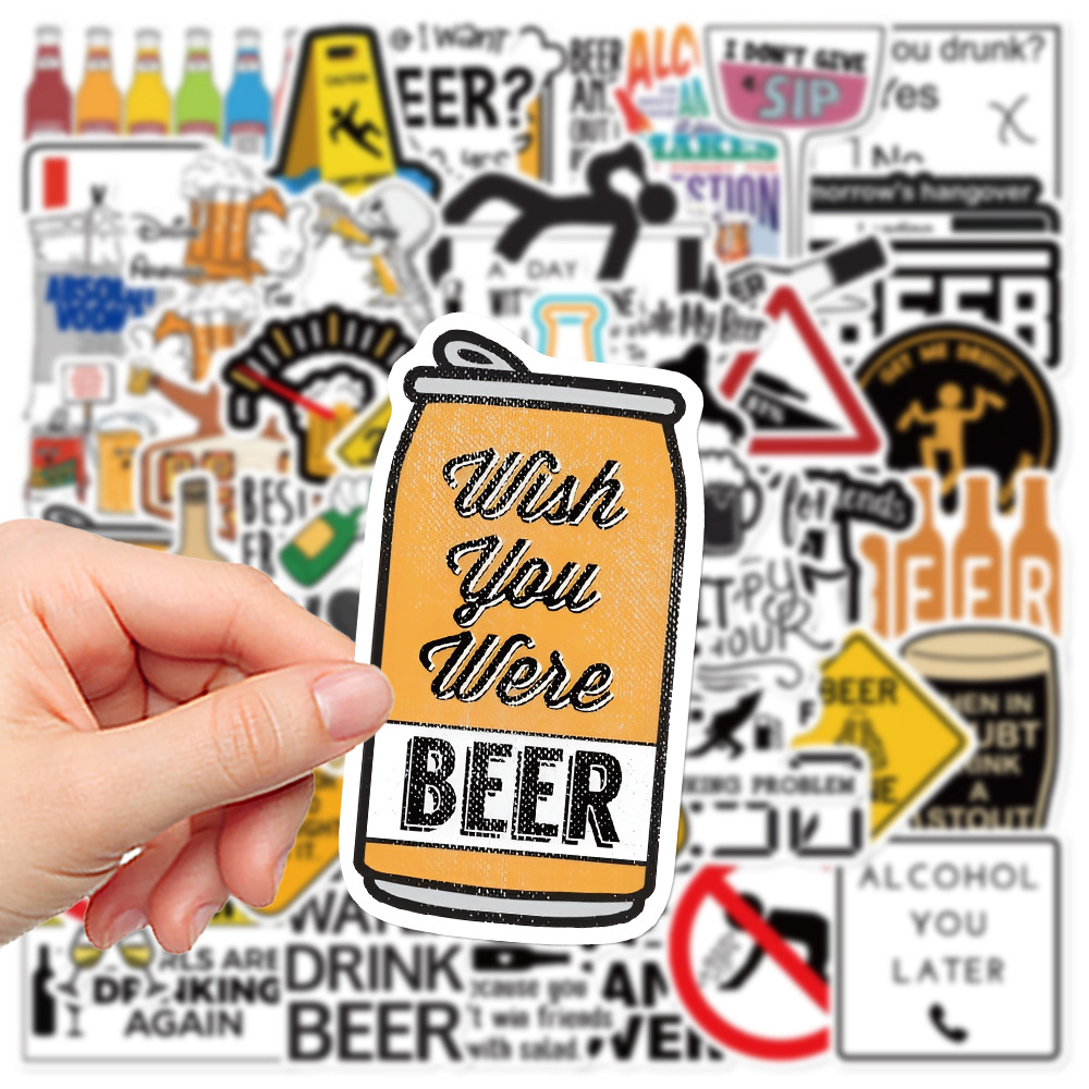 Wine Beer Cooler - 10/30/52PCS Funny alcohol Vodka Beer Wine