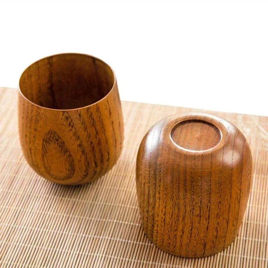 Wine Beer Coffee Drink - 1 tazza in legno riutilizzabile, ecologica,