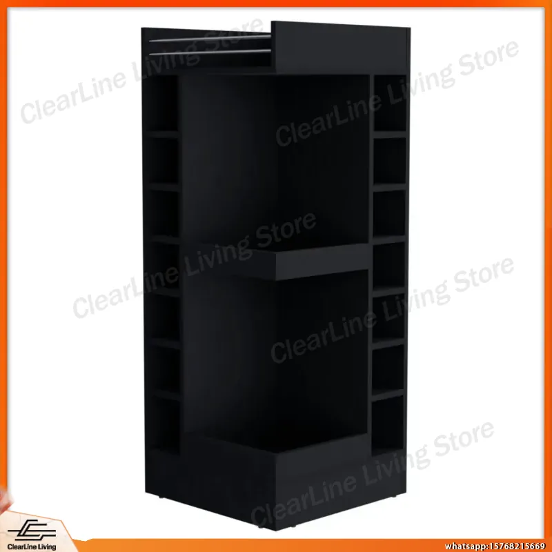 Mobile Bar Angolare Nero con P - Wine Beer Rum recensione e prezzo