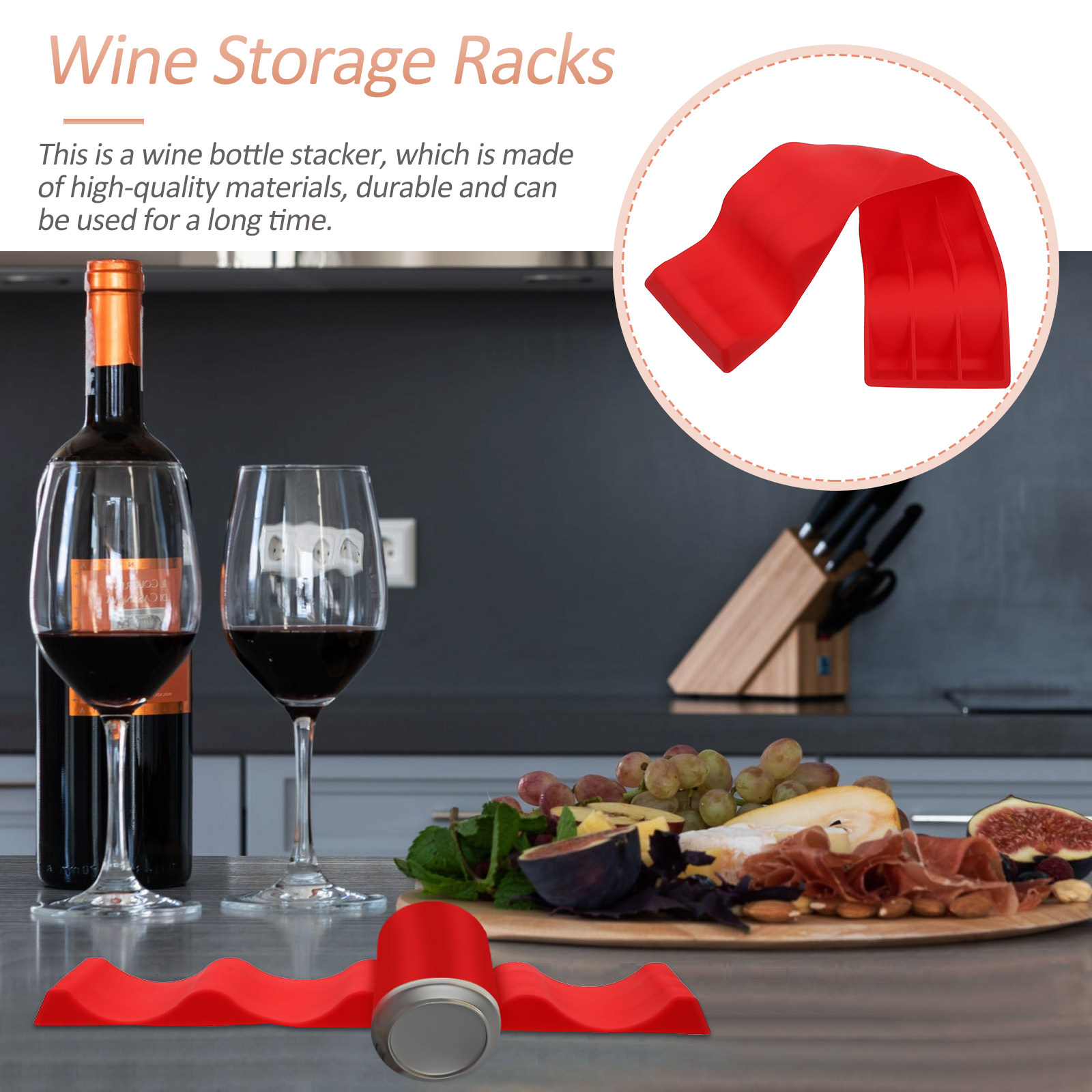 1 Pezzo Porta Bottiglie Pieghe - Wine Beer Liquor recensione e prezzo