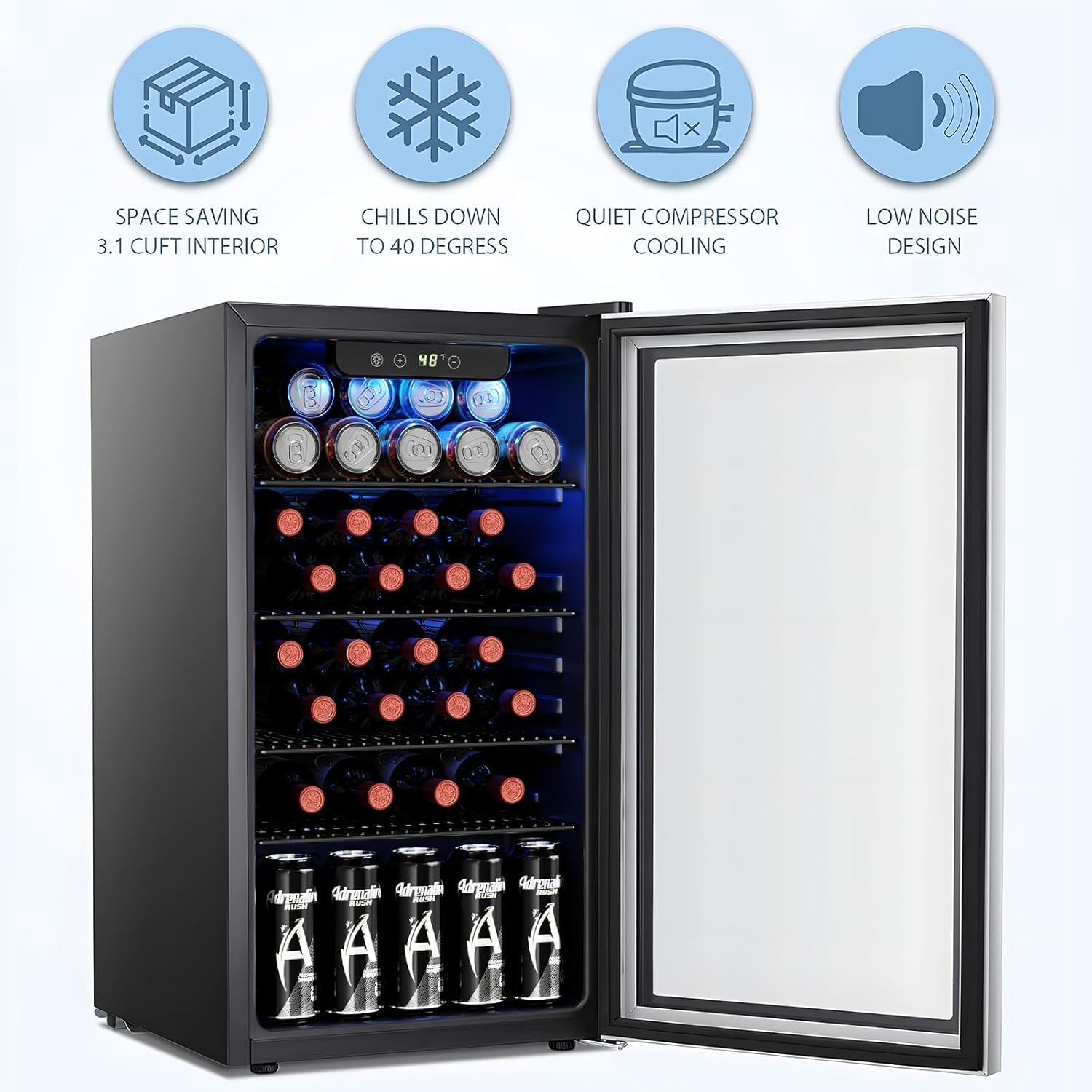 Frigorifero/Cantinetta Vino da - Wine Beer Cooler recensione e prezzo