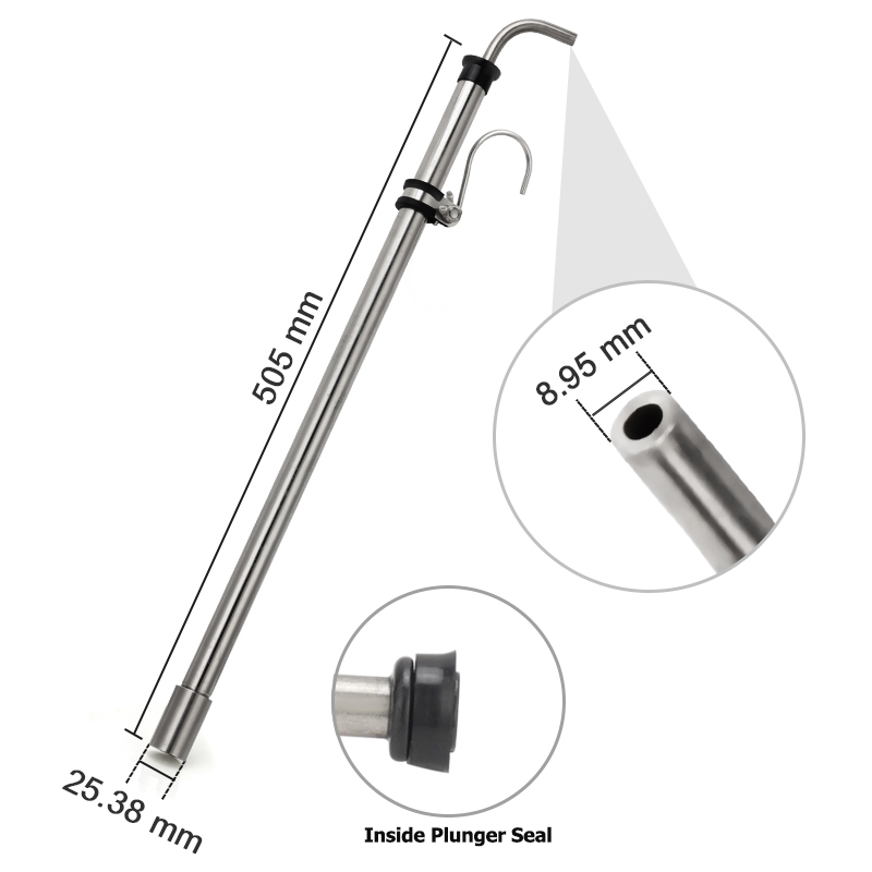 Sifone per birra in acciaio in - Beer Wine Kit recensione e prezzo
