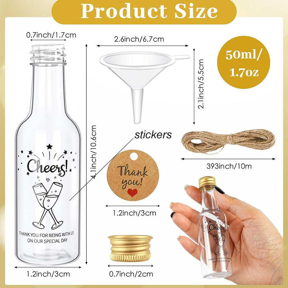 Confezione da 50 Mini Bottigli - Wine Beer Liquor recensione e prezzo
