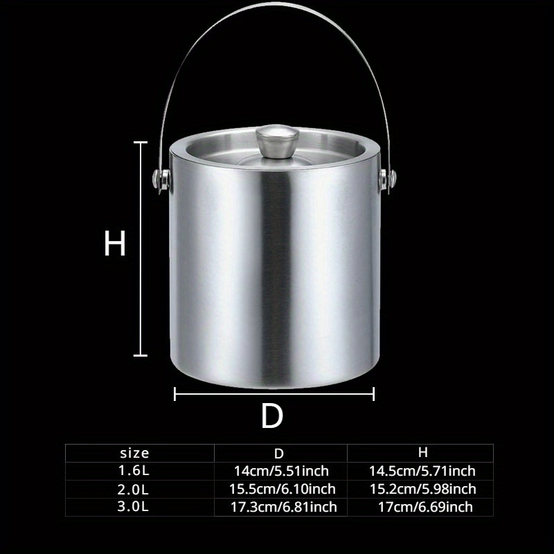 1.6L/2L/3L secchiello per il g - Wine Beer Cooler recensione e prezzo