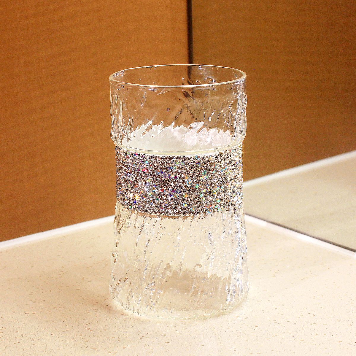410ml Bling Diamond Glass Cup  - Wine Beer Coffee Drink recensione e prezzo